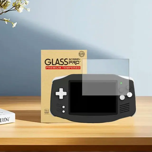 Alt view image 3 of 7 - For Anbernic RG34XX Tempered Glass Film Anti-Scratch 9H Screen Tempered Film Tempered Glass Protective Film Game Accessories