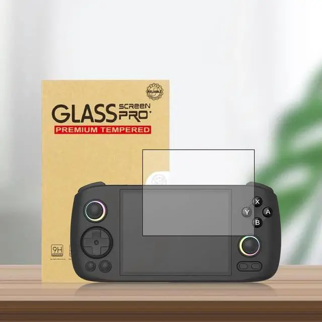 Alt view image 3 of 7 - For Anbernic RG406H Game Console Screen Protector Film Anti-Scratch 9H Tempered Glass Protective Film Game Console Accessories