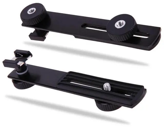 Main image of Camera Flash Bracket Hot Shoe Arm Bracket Tripod Stand Holder For DSLR SLR