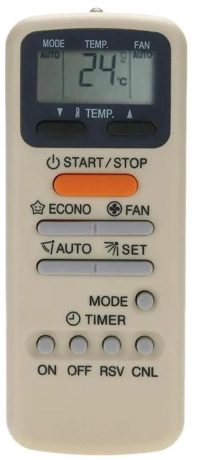 Alt view image 4 of 7 - Air Conditioner Remote Control for WH-E1NE WH-D9S KT-TS1 WC-E1NE WH