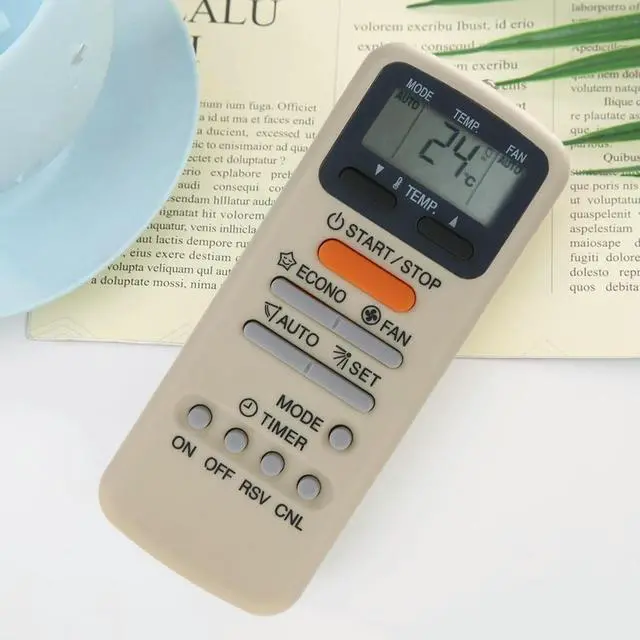 Alt view image 3 of 7 - Air Conditioner Remote Control for WH-E1NE WH-D9S KT-TS1 WC-E1NE WH
