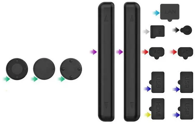 Main image of 14 PCS/Set Dust Protector Silicone Dustproof Plug Dustproof Protector Plug for Nintendo Switch OLED Game Console Accessories
