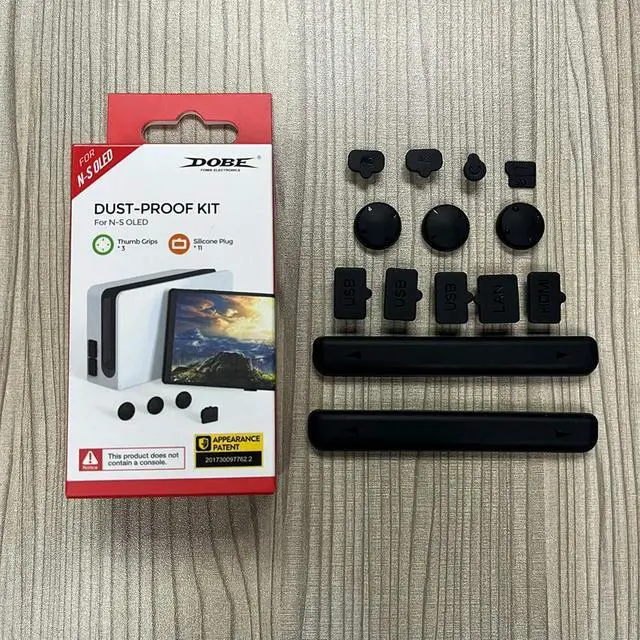 Alt view image 2 of 7 - 14 PCS/Set Dust Protector Silicone Dustproof Plug Dustproof Protector Plug for Nintendo Switch OLED Game Console Accessories