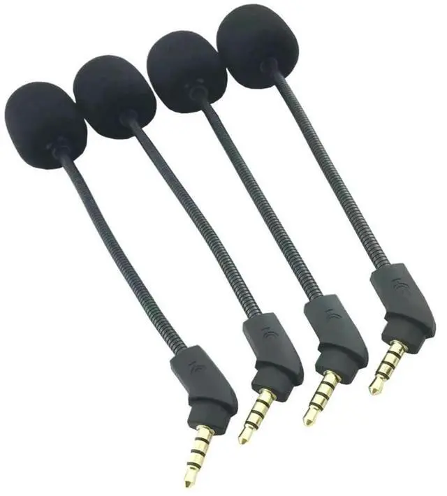 Alt view image 2 of 7 - Replacement Game Mics Microphone Boom 3.5mm for HyperX Cloud Revolver S Microphone PC Gaming Headsets Mic Boom Accessory