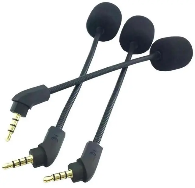 Alt view image 4 of 7 - Replacement Game Mics Microphone Boom 3.5mm for HyperX Cloud Revolver S Microphone PC Gaming Headsets Mic Boom Accessory