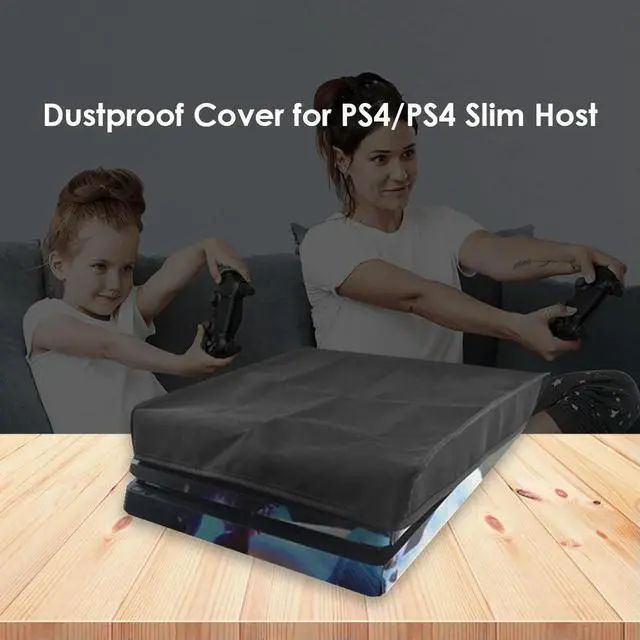 Alt view image 3 of 7 - Horizontal Waterproof Dust Proof Cover Game Console Protective Outer Casing with Soft Lining for PS4 PS4 Slim Console