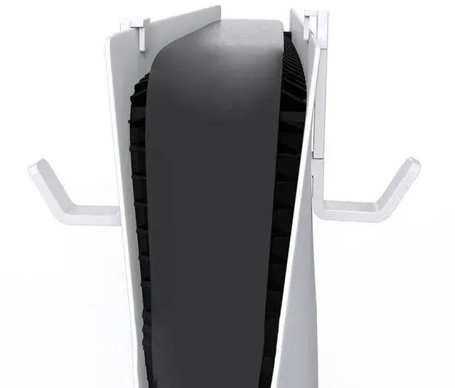 Alt view image 2 of 4 - Gaming Headset Controller Hook Holder Space Saving Headset Controller Haning Hook Stable Display Stand for PS5 /PS5 Slim Console