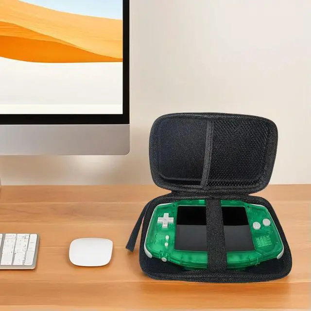 Alt view image 3 of 4 - Travel Carrying Case Anti-scratch Portable Organizer Bag Handheld Game Console Case Bag for Anbernic RG34XX/K36/R36S/R35S Case