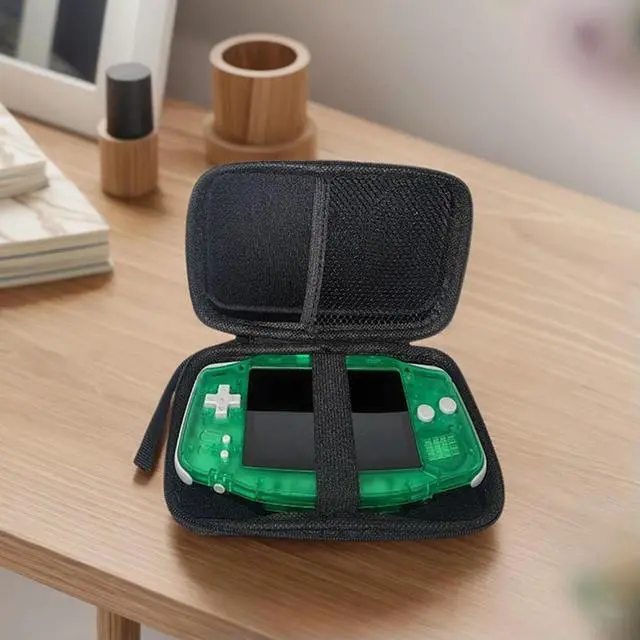 Alt view image 3 of 4 - Carrying Case Shockproof Portable Organizer Bag Anti-scratch Protection Bag with Mesh Bag for Anbernic RG34XX/K36/R36S/R35S Case