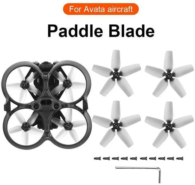 Alt view image 3 of 4 - 4pcs Propeller Wing Fans Replacement Parts Drone Accessories for Avata Lightweight Propeller Wings Blades Noise Reduction