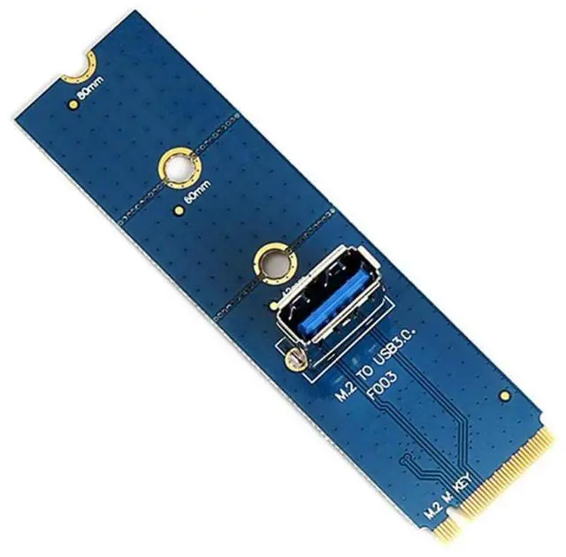 Alt view image 2 of 4 - M2 to PCIE for M.2 to PCI-E M2 for M for KEY to PCIE M2 to USB3.0 Bit Mining BTC Adapter Card