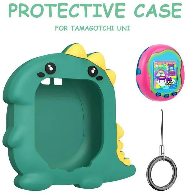 Alt view image 3 of 4 - Silicone Case Anti-Scratch Protective Cover Waterproof Protective Skin Sleeve Shell for Tamagotchi Uni 2023 Virtual Pet Machine