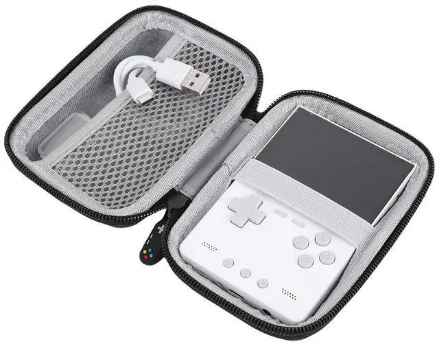 Alt view image 2 of 4 - Hard Carrying Case Anti-scratch Travel Protective Case with Mesh Bag Game Accessories Box for Trimui Brick Protector Accessories