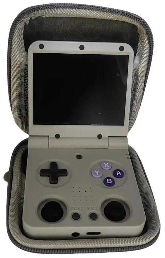 Alt view image 2 of 7 - Carrying Case for Miyoo Flip Game Console Bag Anti-scratch Travel Case with Mesh Pocket Handheld Bag