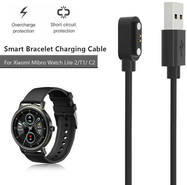 Alt view image 4 of 7 - USB Magnetic Charging Cable watch Charging Cable Replacement Fast Charging Cable Accessories for Mibro Watch Lite 2/T1/ C2
