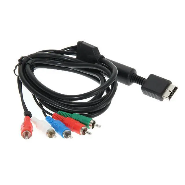 Alt view image 3 of 7 - AV Component Cable Cord Wire HDTV AV Audio Video Component Cable Cord Game Adapter for 2 3 PS2 PS3