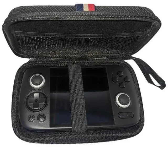 Alt view image 2 of 7 - Portable Carrying Case Shockproof Zipper Handbag Anti-Scratch with Pocket for Anbernic RG Cube Retro Handheld Game Console