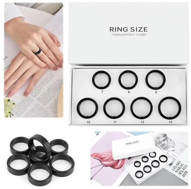 Main image of Ring Sizing Kit Sizing Kit Size First Before You Buy 8 Sample Ring Sizes Size Before You Buy The Ring Sizes 7 To 13