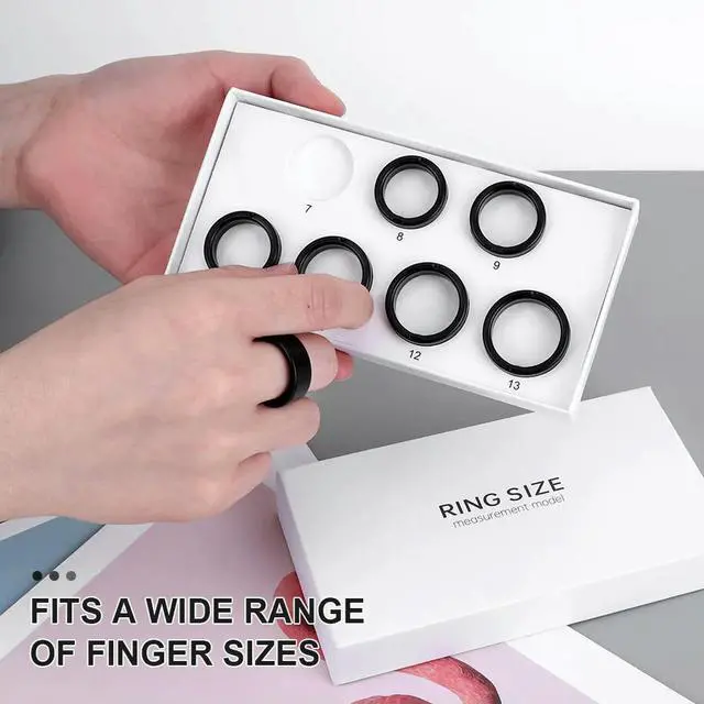 Alt view image 4 of 7 - Ring Sizing Kit Sizing Kit Size First Before You Buy 8 Sample Ring Sizes Size Before You Buy The Ring Sizes 7 To 13