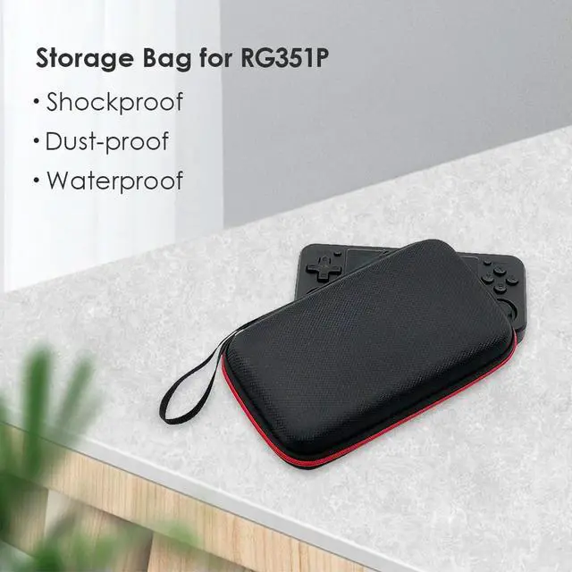 Alt view image 3 of 7 - Bag Pouch for RG350 Game Console Protective Dustproof Zipper Carry Bag