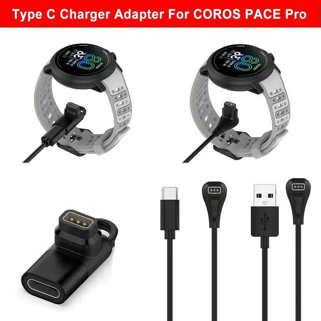 Alt view image 2 of 7 - Type C Charger Adapter for COROS PACE Pro watch USB C Charging Charger Converter Type C Cable Charging Converter