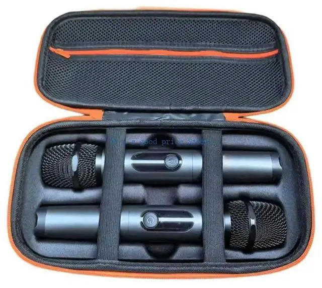 Alt view image 3 of 7 - Microphone EVA Bag for Wireless Micrphone Song Box Portable Travel Carrying Case for Wireless Microphones