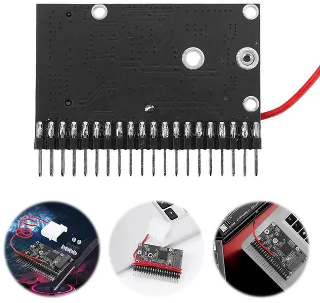 Alt view image 2 of 7 - NGFF SSD To 3.5inch IDE 44pin Adapter NGFF SSD To 3.5 IDE Converter 150MB/s SSD Converter Converter Adapter Computer Accessries