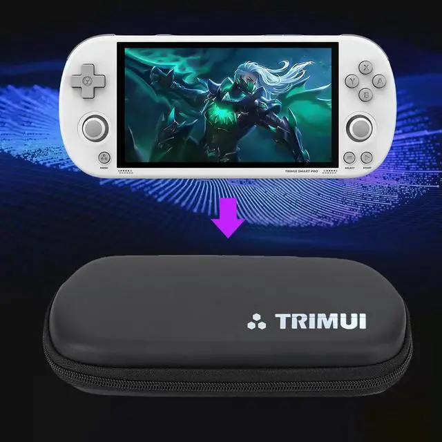 Alt view image 3 of 6 - EVA Hard Carrying Case Dustproof Protective Hard Case Video Game Console Case for Trimui Pro Handheld Game Console