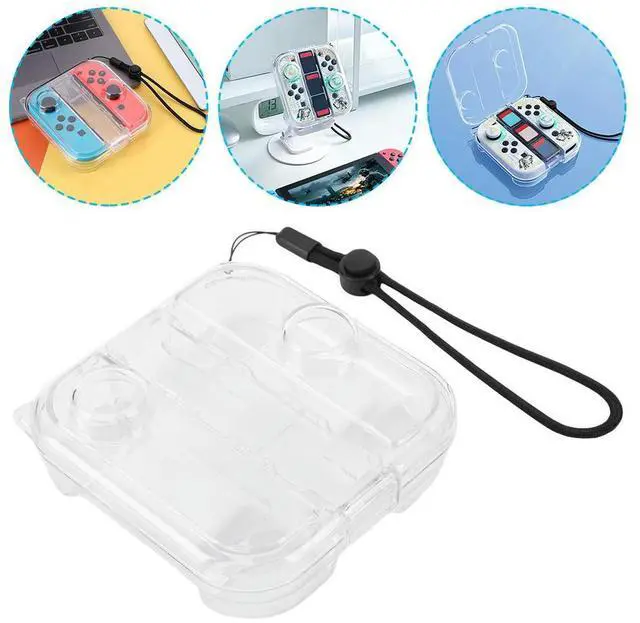 Alt view image 2 of 4 - PC Gamepad Controller Transparent Box Dustproof Transparent Protective Shell for Nintendo Switch/OLED Joy-Con
