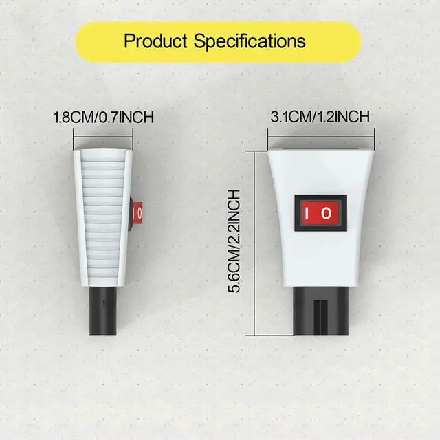 Alt view image 2 of 4 - Protect Switch Button Adapter Power Failure Protection Device Power Control Switch for PS5/PS4/PS3/Xbox Series X Console