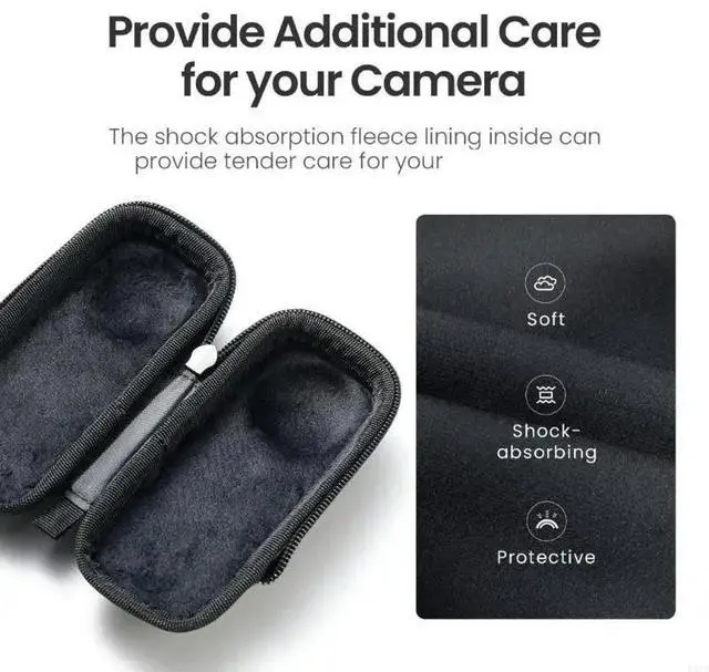 Alt view image 3 of 4 - Portable EVA Protective Carrying Case For 360 Camera Accessories Shockproof