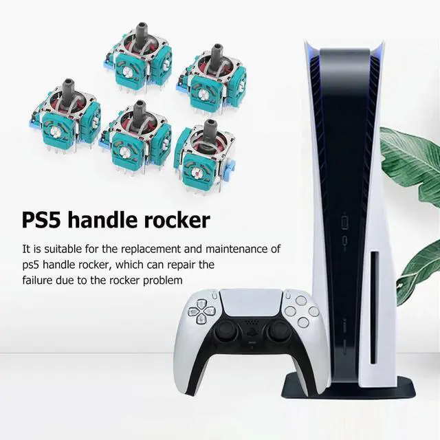 Alt view image 3 of 4 - 5pcs Joystick Axis Analog Sensor Module Game Console Replacement Controller Handle Joystick for PS5 Controller