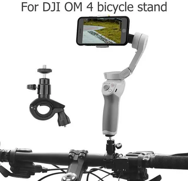 Alt view image 4 of 4 - Bike Gimbal Clip Holder Lightweight Pack Portable Sky Supplies for Osmo Mobile OM 4 3 2 Bicycle Stabilizer Mount