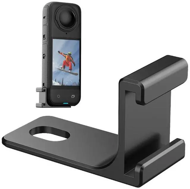 Alt view image 2 of 4 - Cold Shoe Extension Panorama Sports Camera Parts Cold Shoe Extension Bracket Microphone Expansion Mount Adapter for X4