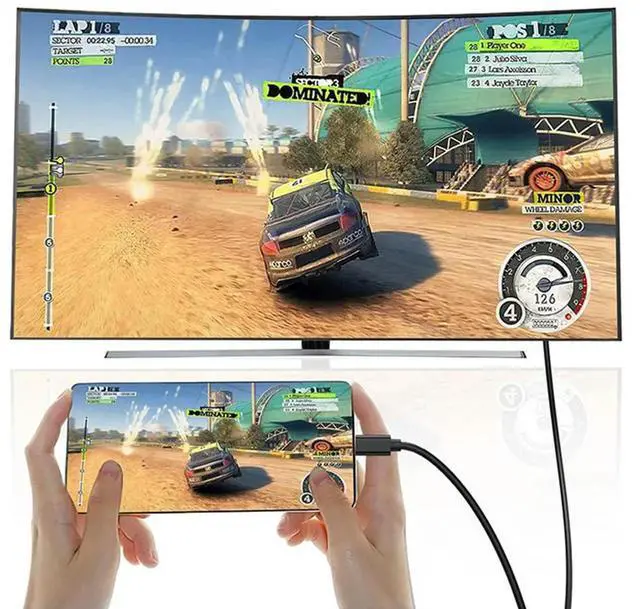 Main image of 1.8M/6FT Type-C To VGA Adapter Cable USB3.1 Type-C To VGA Adapter Cable USB Type-C To VGA Adapter Cable for PC Computer Monitor