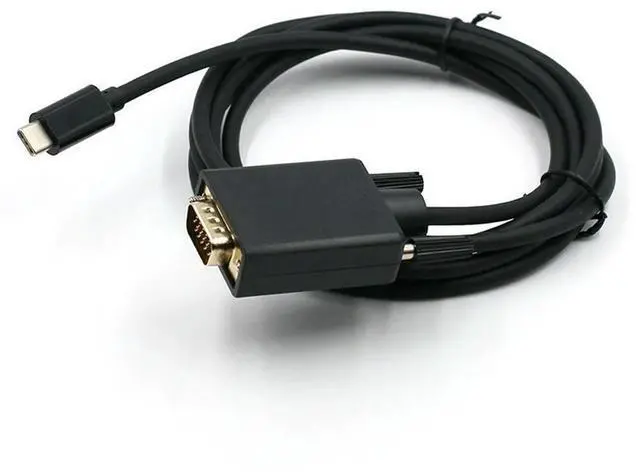 Alt view image 4 of 7 - 1.8M/6FT Type-C To VGA Adapter Cable USB3.1 Type-C To VGA Adapter Cable USB Type-C To VGA Adapter Cable for PC Computer Monitor