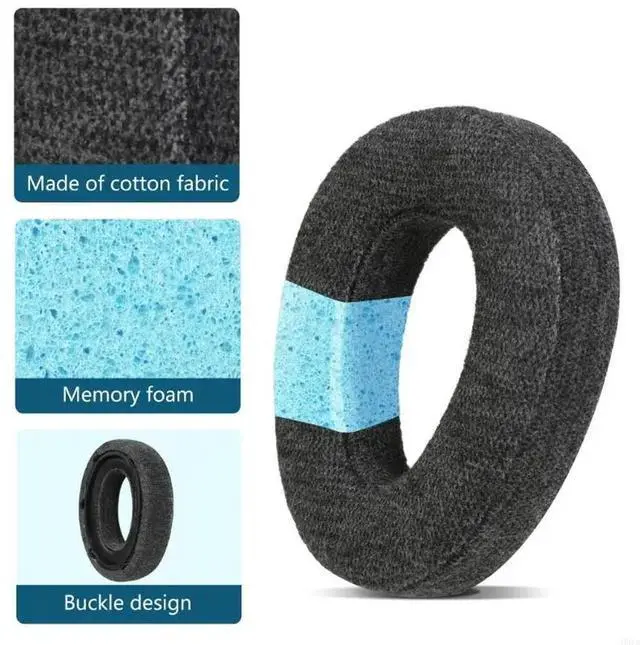 Alt view image 2 of 7 - Earphone Sponge Cover Ear Pad Headphone Cushion Earmuffs for PXC550 I/II Spare Earpads with Comfortable Wear