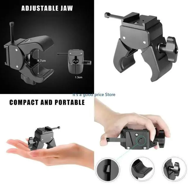 Main image of Upgrades Aluminum V Mount Holder with Adjustable Versatile V Mount Plate for Photography Equipment