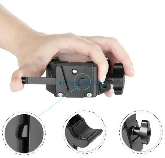 Alt view image 2 of 7 - Upgrades Aluminum V Mount Holder with Adjustable Versatile V Mount Plate for Photography Equipment