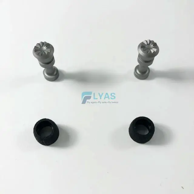 Alt view image 2 of 7 - 100% and Remote Control Stick End with Soft Rubber Ring (2pcs) Thumb Rocker for Mavic 2 Pro Zoom Controller