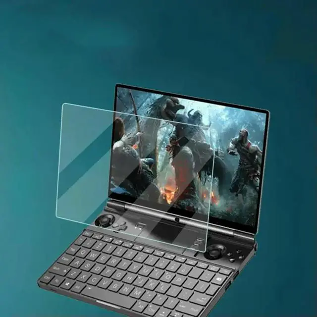 Alt view image 4 of 7 - For GPD Win Max 2 Tempered Glass Screen Protector Film 9H Hardness Protection Cover Film Anti-Fingerprint Screen Film Anti-Glare