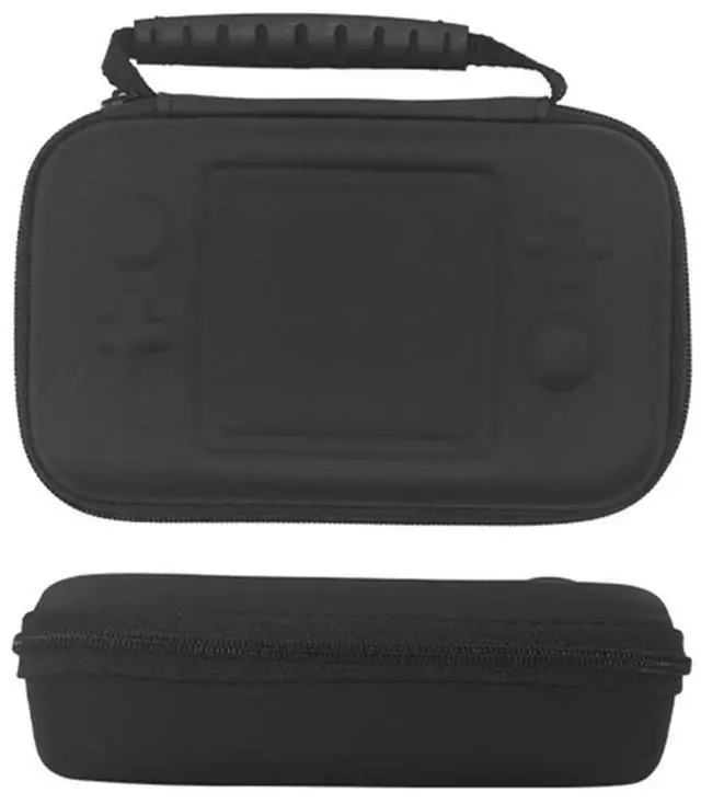 Alt view image 2 of 7 - EVA Portable Carrying Case Waterproof Carrying Bag Shockproof Zipper Handbag with Pocket for Anbernic RG Cube Retro Game Console
