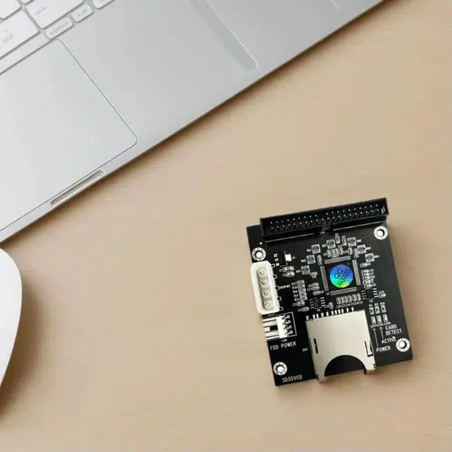 Alt view image 4 of 7 - SD Memory Card To 3.5inch 40Pin Male IDE Adapter Card 40Pin IDE Hard Drive Adapter Converter Support for Dos Linux