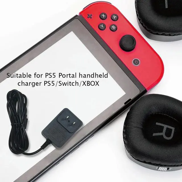 Alt view image 3 of 7 - 15W USB-C Charger AC Power Adapter Portable Travel Charger Power Cord AC Adapter for PS5 Portal/PS5/Switch/XBOX