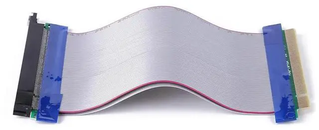 Alt view image 4 of 7 - PCIE Riser Card Adapter PCI Express 16X to 16X Extension Cable Extender Adapter