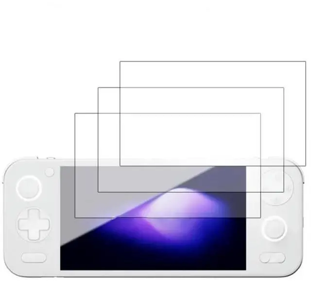 Alt view image 4 of 7 - Tempered Glass Screen Protector for Ayaneo Pocket S 9H HD Tempered Glass Film Anti-Glare Game Console Film Game Accessories