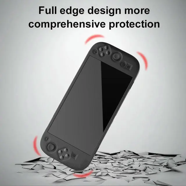 Alt view image 4 of 7 - Silicone Case with Stand for Switch 2 Full Protective Shell Anti-Slip Soft Shell for Nintendo for Switch 2 Game Accessories