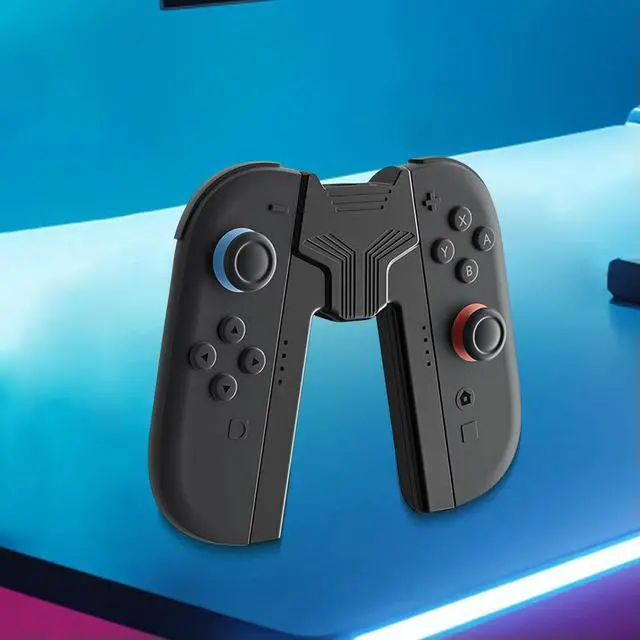 Alt view image 3 of 7 - For NS2 Portable Charging Grip LED Indicator Magnetic Charger Dock Game Controller Charger Left+Right Controller Bracket