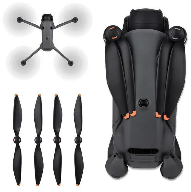 Alt view image 4 of 7 - For Mavic 4 Pro Lightweight PC Propellers Easy Install Props Paddle Blade Low Noise Props Drone Replacement Supplies