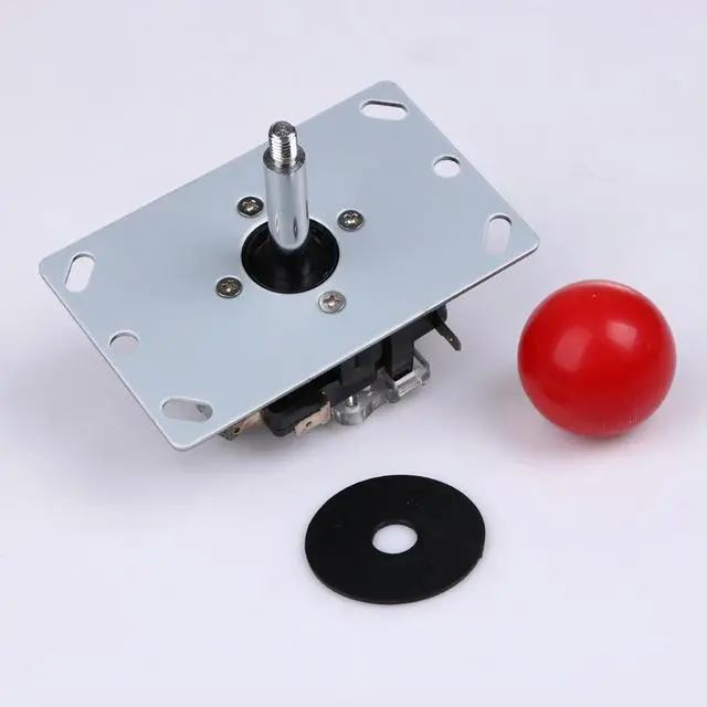 Alt view image 6 of 7 - Red 8 Way Arcade Game Joystick Ball Joy Stick Red Ball Replacement